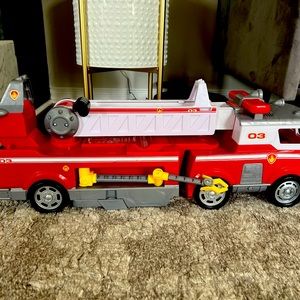 Paw patrol fire truck never used  stickers still on